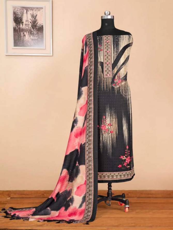 Bipson Preeto 1693 Winter Wear Digital Printed Pashmina Dress Material Collection